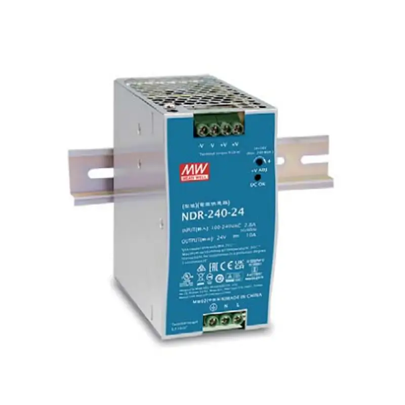 NDR-240-24 240W Single Output Industrial DIN RAIL Power Supply
