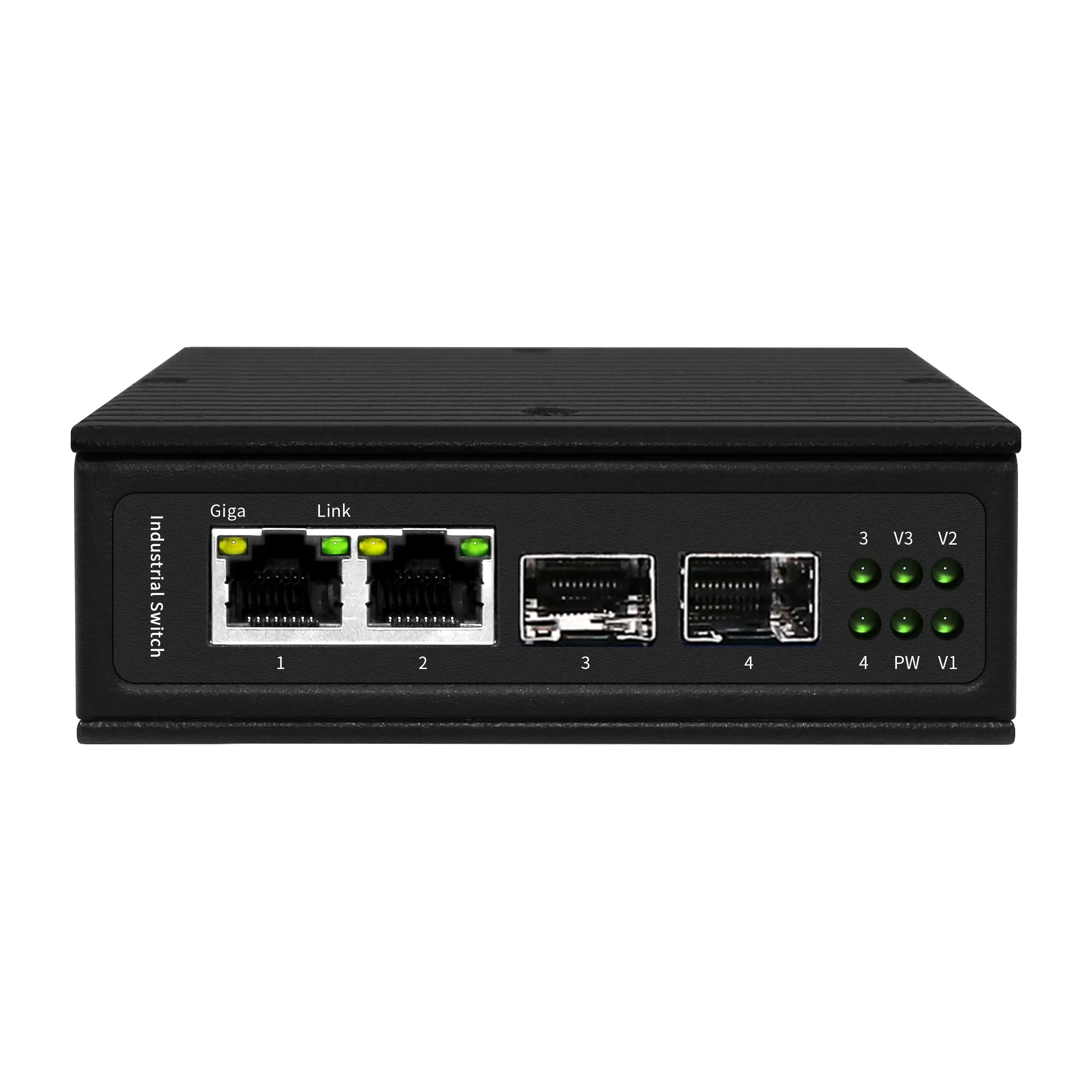Industrial Din Rail Switch X3500-2T2ST