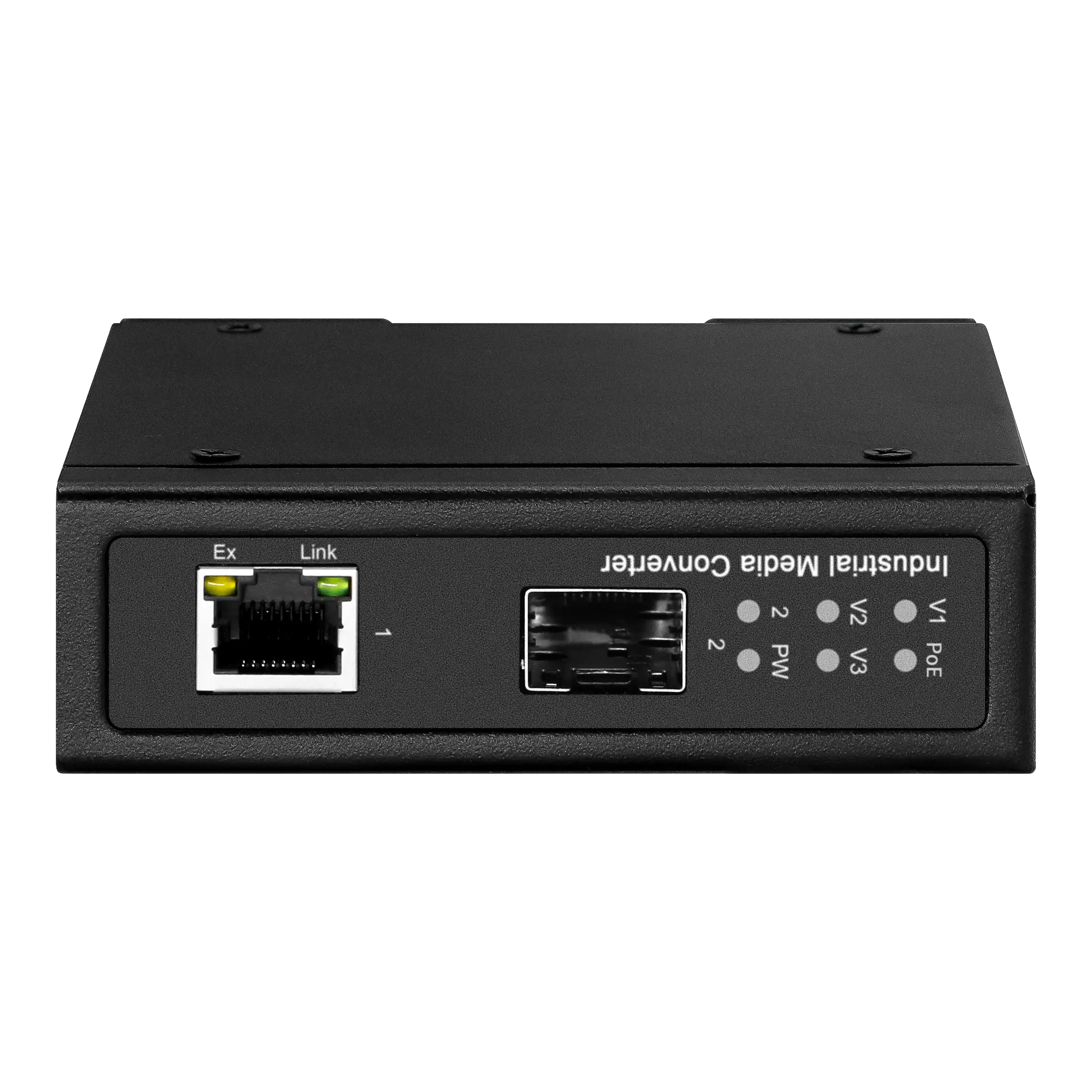 Industrial Media Converter Din Rail Switch X3500P-1T1S