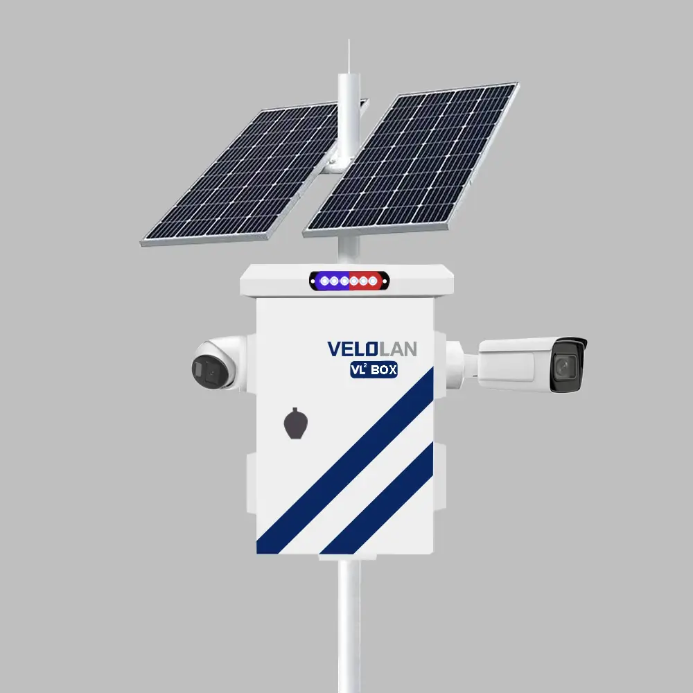 Versatile Solar Powered Cameras System CCTV Network Box