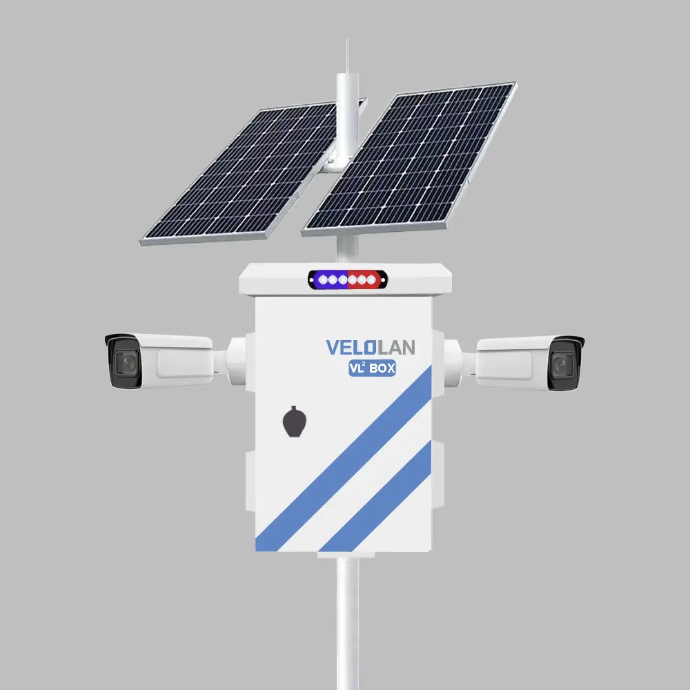 Outdoor Hybrid Grid Solar System IoT Smart Surveilliance Box (XIOT2001)